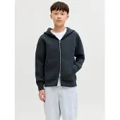 Jack & jones Junior Sudadera con cremallera azul noche