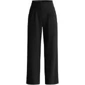 Imily Bela Pantalón plisado negro