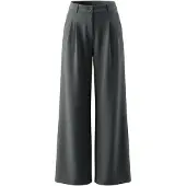 Imily Bela Pantalón plisado gris