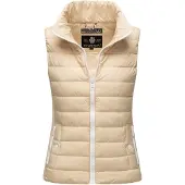 MARIKOO Chaleco 'Reimii' beige claro / blanco