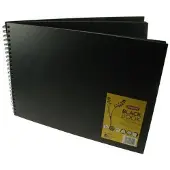 Derwent Bloc De Dibujo A3 De Papel Negro 200g