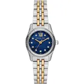 Michael Kors Reloj analógico 'LEXINGTON' zafiro / oro / plata / transparente