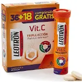 Leotron Comprimidos Vitamin C Effervescent With Zinc And Selenium 54 Unidades