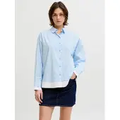 JJXX Blusa 'JXCaro' azul claro / blanco