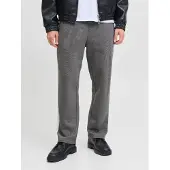 Jack & Jones Pantalón 'JPSTKarl Caspar' gris / blanco