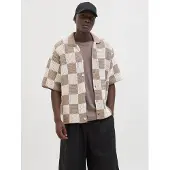 Jack & Jones Cárdigan 'Jcoathletico' camelo / beige oscuro