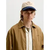 Jack & Jones Gorra 'JACFRAME' beige oscuro / navy / greige
