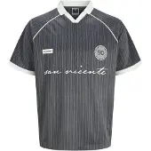 Jack & Jones Camiseta 'JCOEterna' gris oscuro / blanco