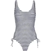 Venice beach Traje de baño 'Summer' azul oscuro / blanco