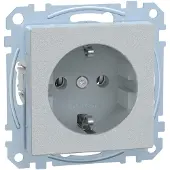 Merten Enchufe SCHUKO de , modelo StK MEG2301-0460, sistema M, aluminio