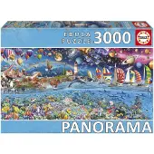Educa Puzzle Panorámico De La Vida 3000 Piezas