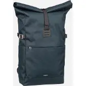 Sandqvist - Ciclismo urbano - Icon Rolltop Backpack M Navy de Cuero - Azul marino