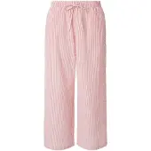 Lindex Pantalón de pijama rojo / blanco