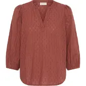 Kaffe Blusa 'Bea' marrón oscuro