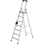Munk Escalera de pie MUNK con reposapiés ergonómico, 7 escalones