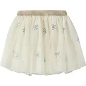 Name it Falda ecru / ópalo / oro