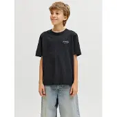 Jack & Jones Junior Camiseta 'JJEARCHIVE' negro / blanco