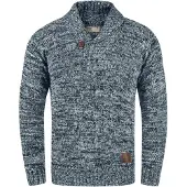 !Solid Jersey 'Phil' azul / marrón / blanco