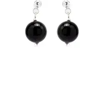 Luxenter Pendientes 'Coleki' negro