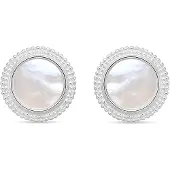 Luxenter Pendientes 'Utia' blanco perla