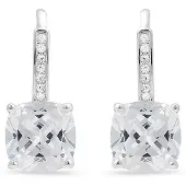Luxenter Pendientes 'Mathzi' plata