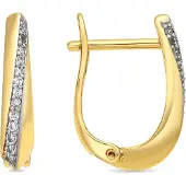 Luxenter Pendientes 'Iquen' oro