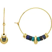 Luxenter Pendientes 'Darkba' verde