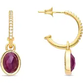 Luxenter Pendientes 'Nyahau' lila