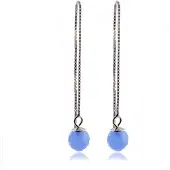 Luxenter Pendientes 'Yedia' azul