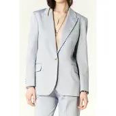 Ba&sh Veste Janice Bleuciel Talla: M | Blazers Outlet | Mujer