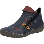 Rieker Botas de tobillo navy / chocolate / amarillo / burdeos