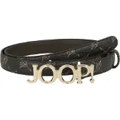 JOOP! Cinturón marrón oscuro / oro