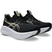 Asics Zapatillas de running 'Gel-Nimbus 28' beige claro / negro
