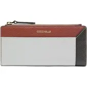 Coccinelle Cartera 'Loreen Wallet Grained Leather' blanco
