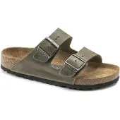 Birkenstock Sandalias Arizona Soft Footbed mujer - Kaki - 39
