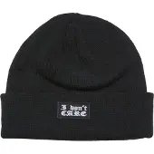 Mister tee Gorra 'I Don´t Care' negro / blanco