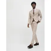 Jack & jones JJ (MAIN)Jprcosta Trajes Corte Super Slim56Beige
