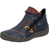 Rieker Botas de tobillo navy / chocolate / amarillo / burdeos