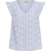 Cream Blusa 'CRAmmeli' azul paloma / blanco
