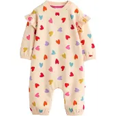 Next Pijama entero/body ecru / azul / rojo
