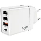Verbatim Chr-30eu Cargador De Pared Usb-c Y Usb-c