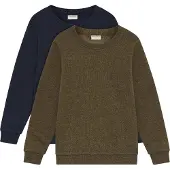 Minymo Sudadera azul / oliva