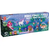 Hape Rompecabezas Fluorescente Del Bosque Mágico 200 Piezas