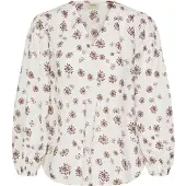 Fransa Blusa 'FRKALIA' marrón / blanco natural