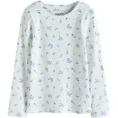 Next Camiseta azul / azul claro / blanco
