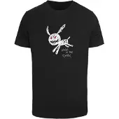 Mister tee Camiseta 'Walk In The Dark' rojo / negro / blanco