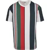 Urban Classics Camiseta navy / verde / rojo / blanco