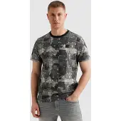 PME Legend Camiseta 'T-shirt in jersey with allover print' blanco