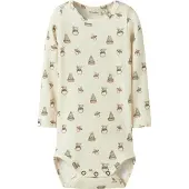 Lil´ Atelier Pijama entero/body 'NBNGavo' crema / marrón / gris
