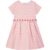DANAMADE Vestido 'DGERDA' naranja / blanco